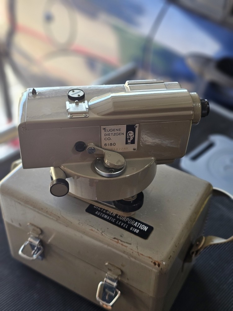 Antique Eugene Dietzgen Automatic Level 6180 - Complete, Working Condition