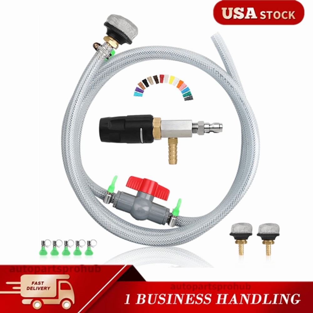 Pressure Washer Adjustable Long Range Downstream Injection Nozzle Kit 4-4.5 GPM