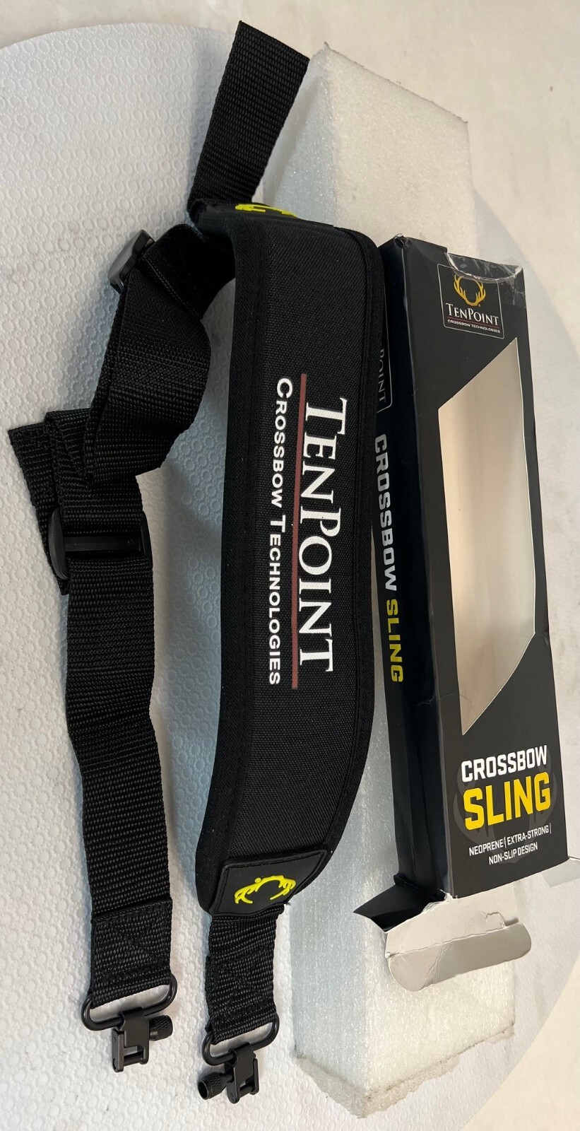 TenPoint Neoprene Crossbow Sling Black With Adjustable Shoulder Strap - HCA-004