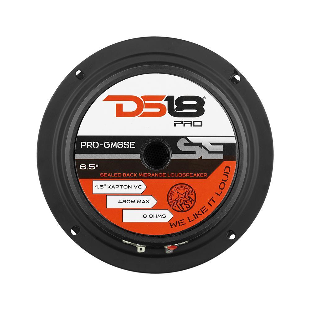 DS18 PRO-GM6SE 6.5" Sealed Back Mid-Range Car Speaker Loudspeaker 480 Watts