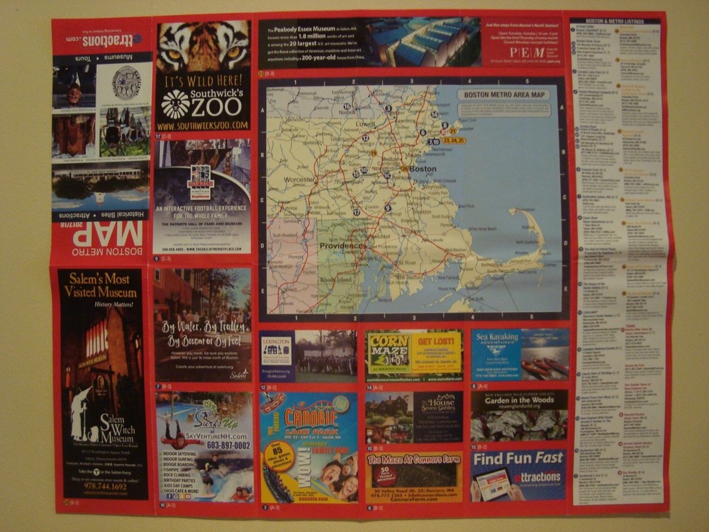 BOSTON METRO MAP 2017 2018