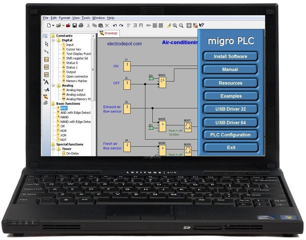 Ai Starter Kit Automation PLC Programming Software, industrial Function Logic IE