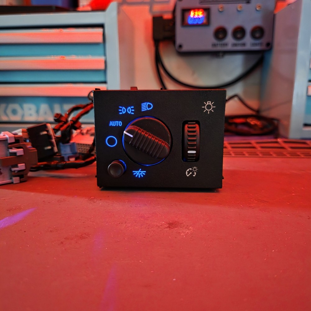 03-06 Headlight Switch Silverado Sierra YOUR CHOICE LED Custom Dimmer Lighting