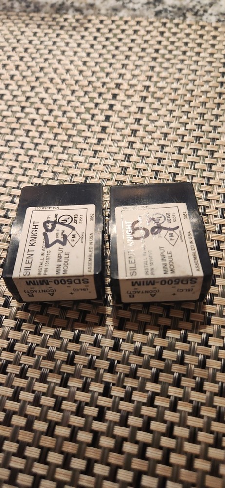 1 SILENT KNIGHT SD500-MIM / MINI INPUT MODULE MODEL SD500-MIM UL LISTED
