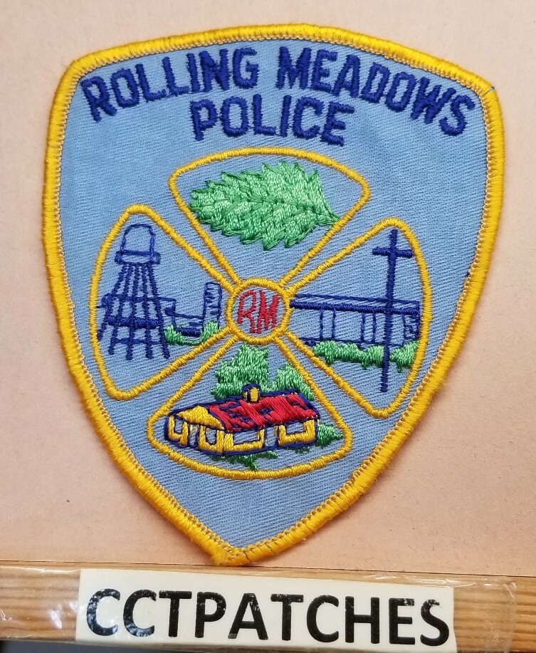 ROLLING MEADOWS, ILLINOIS POLICE SHOULDER PATCH IL