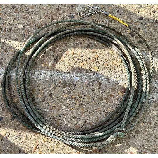 ONE Used Lariat Team Ropes Good For Décor or Roping Practice