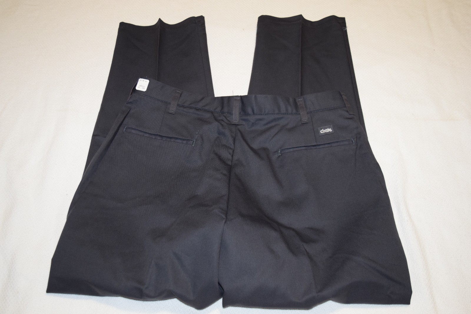 CINTAS COMFORT FLEX CHARCOAL GRAY WORKS PANTS 945-33, 36x32, 34x32