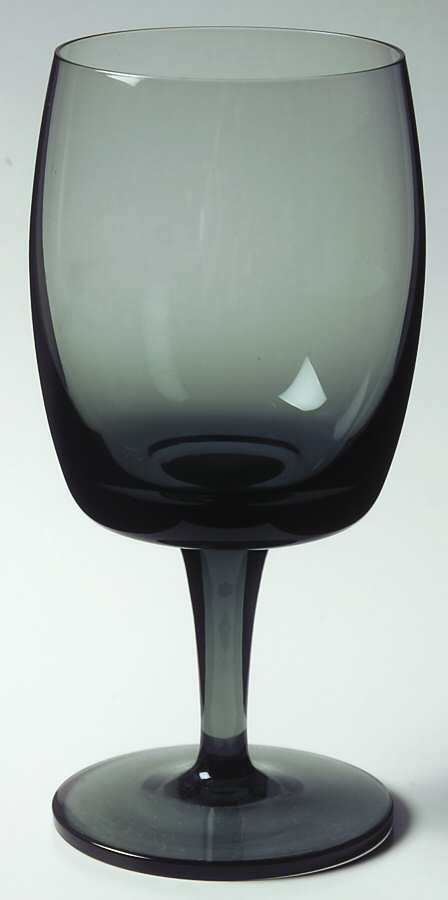 Gorham Crystal Accent Gray Water Goblet 166725
