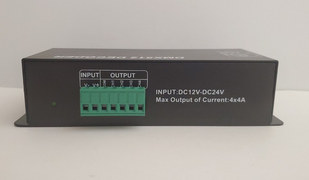 DMX 512 Digital Display Decoder Dimming Driver DMX512 Controller for LED RGBW