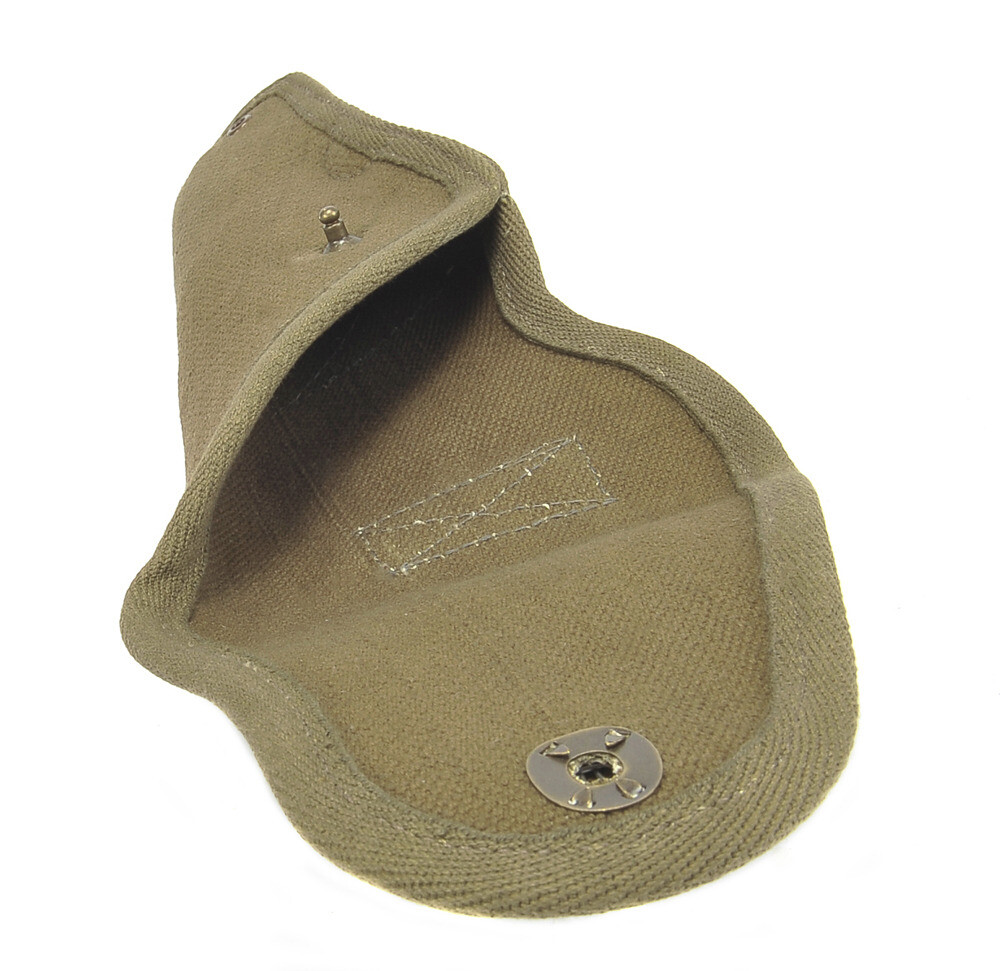 US WW2 M1916 Colt 1911 .45 Holster OD Cotton Webbing Experimental M1Holster