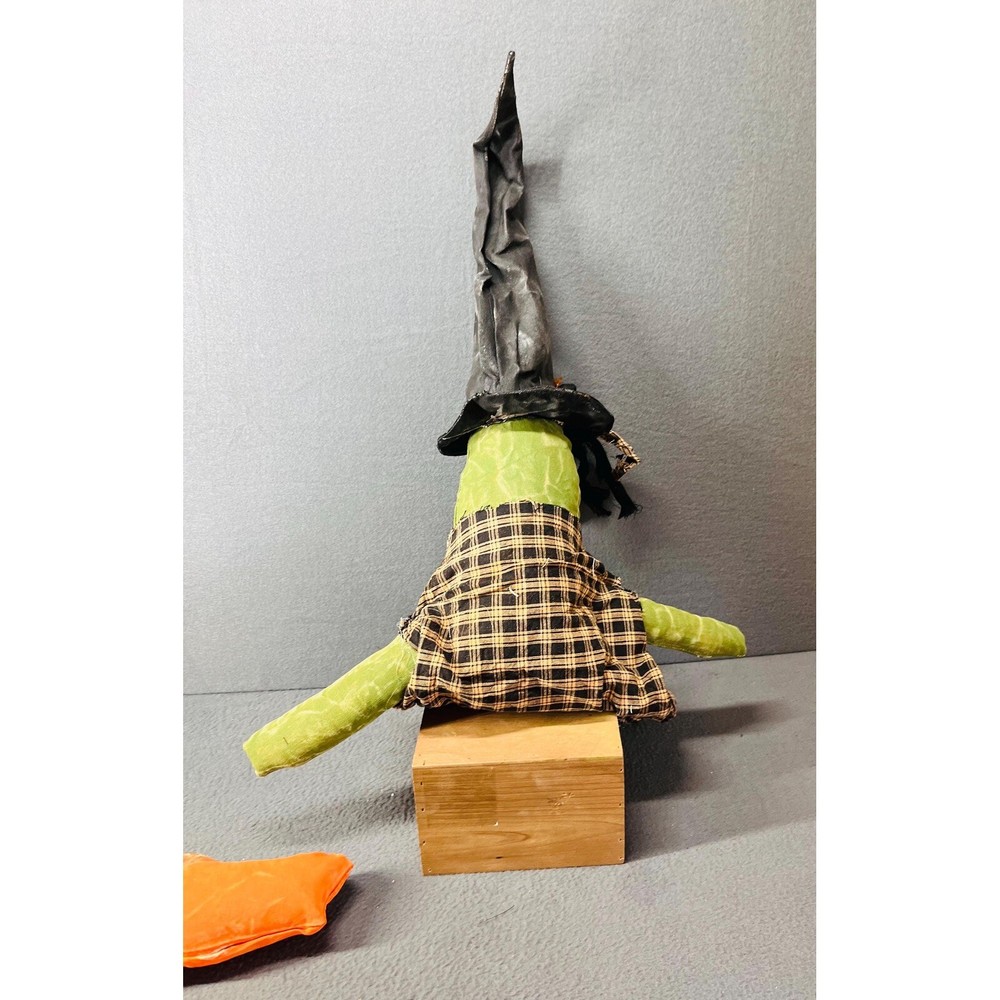 Rustic Handmade Witch Doll Wanda – Unique Halloween Decor