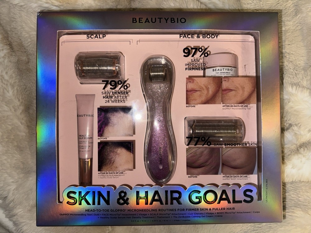 Beautybio Microneedle Set With Red Light Therapy