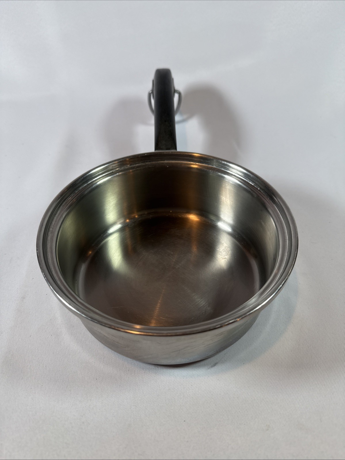 Saladmaster 1 Quart Sauce Pan 18-8 Tri-Clad Stainless Steel No Lid Dallas VTG