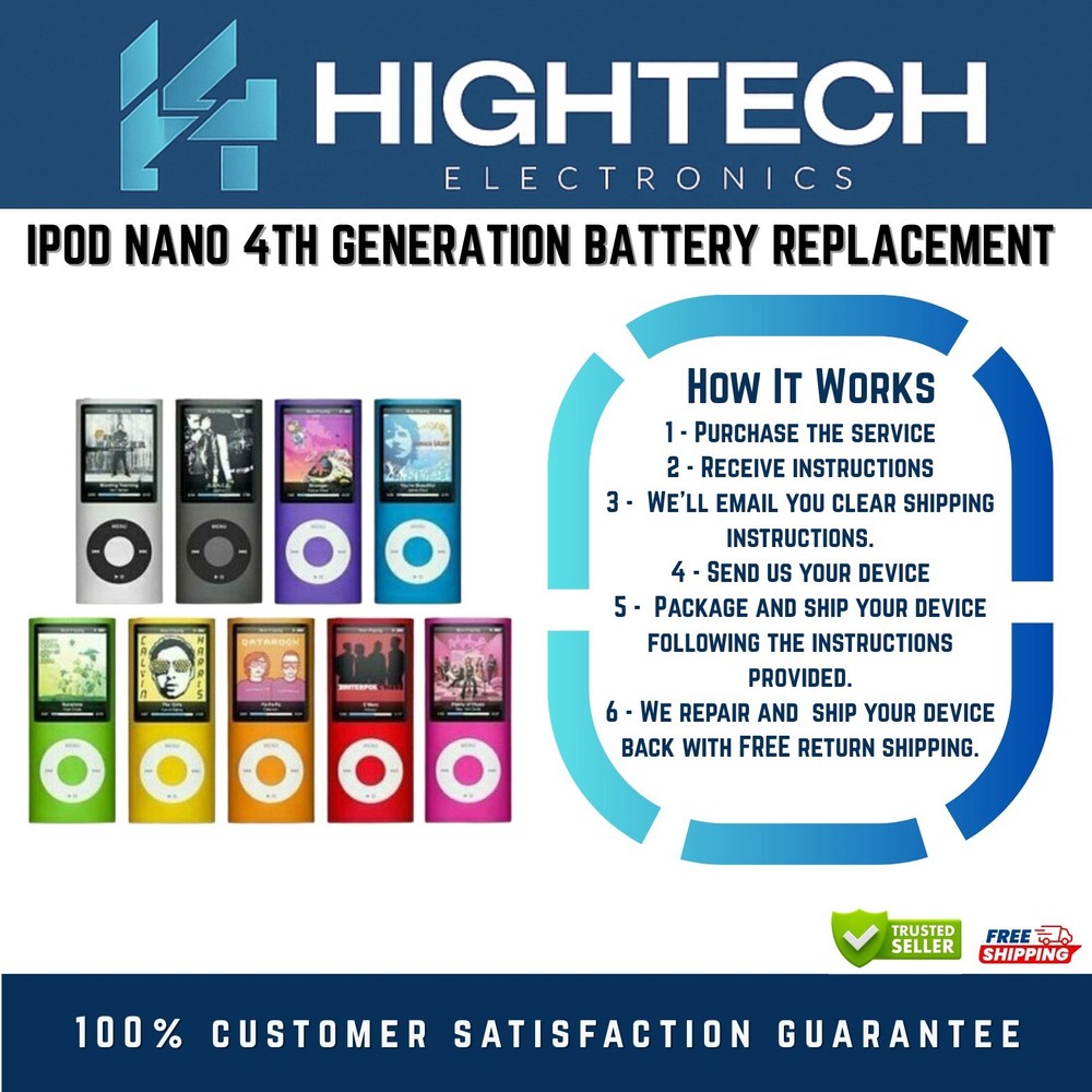 iPod Nano 4th Generation Battery Replacement Service