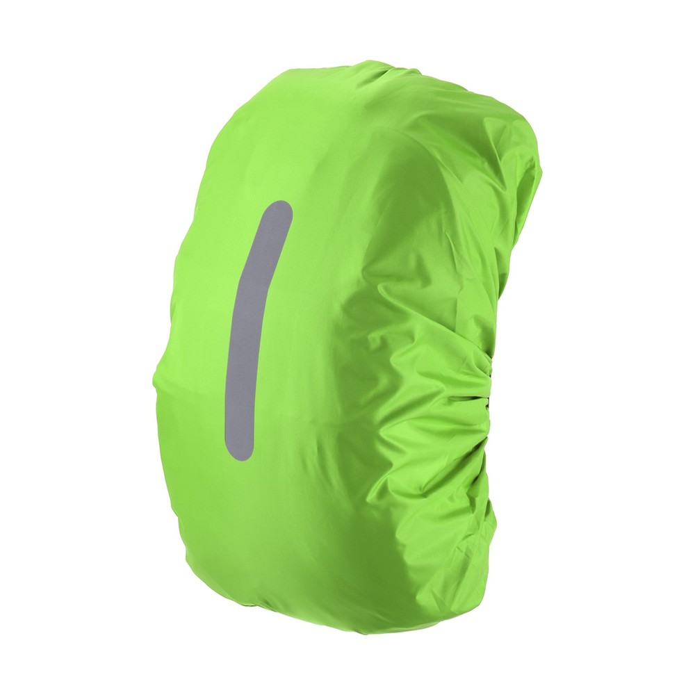 30-40L Waterproof Backpack Rain Cover with Vertical Strap S Lawn Green