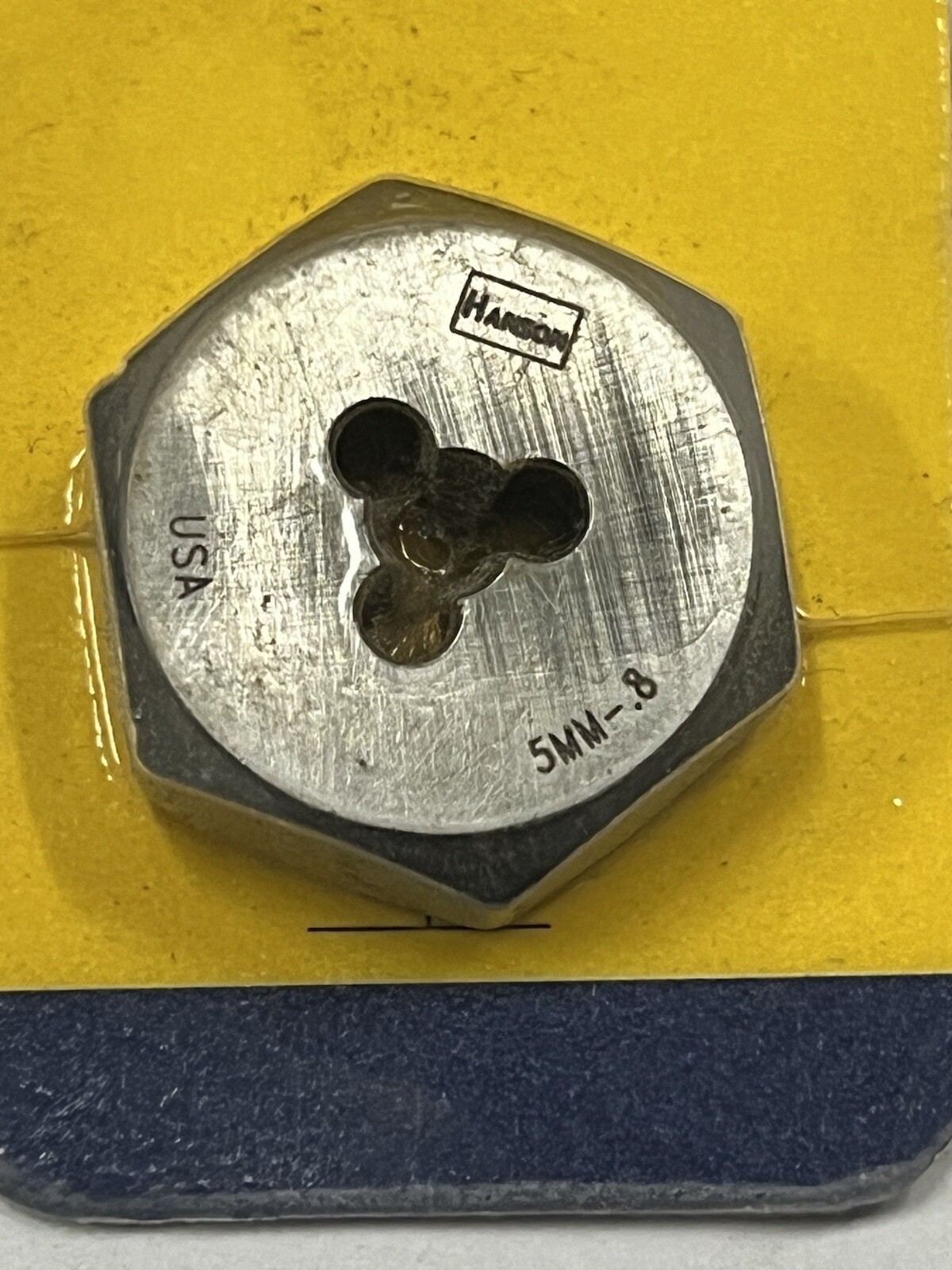 Irwin Hanson 5mm X 0.80 Metric Hex Die 9722 Right Hand