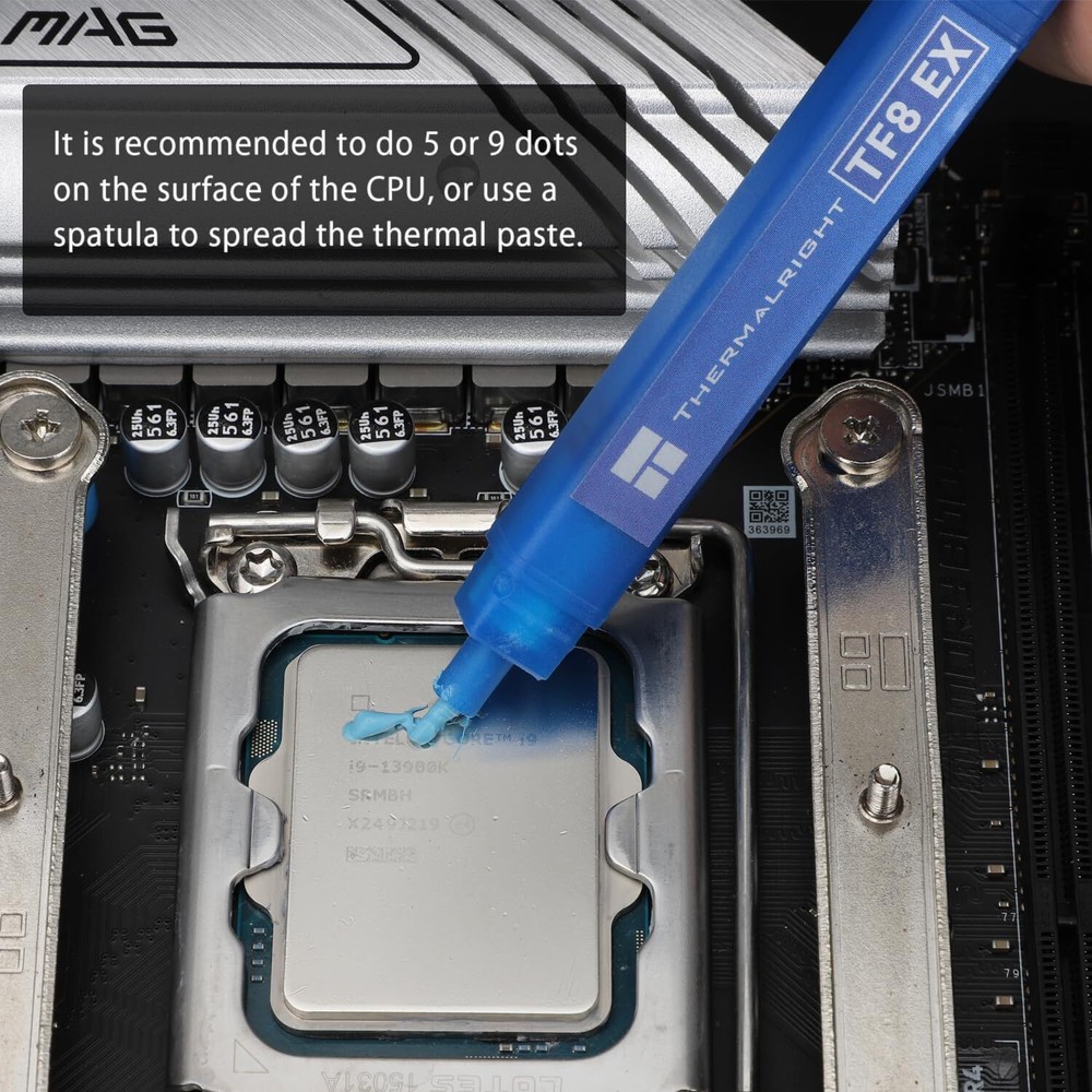 TF8 EX Thermal Paste 2.9g 14W/m.k High Performance CPU GPU With Spatula