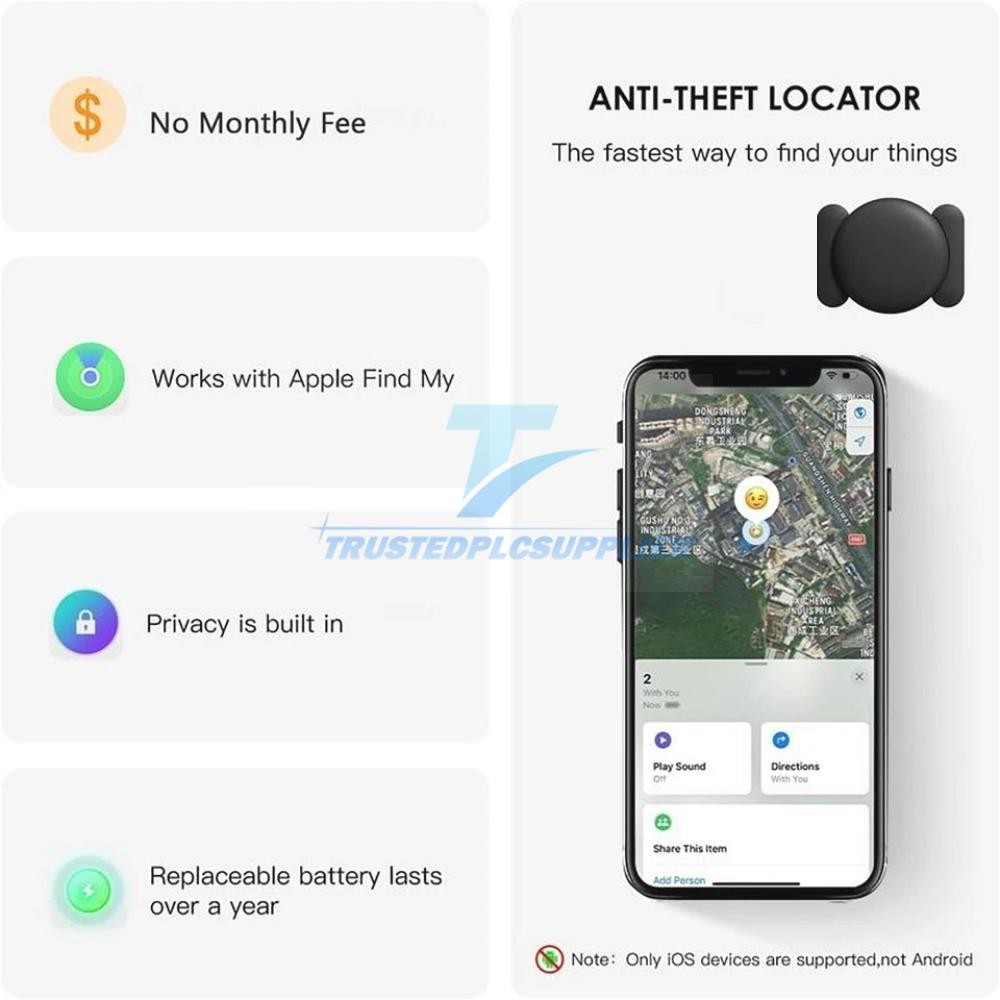 GPS Tracker for Vehicles, 1PCS Car Tracking Device, Mini Hidden Support iPhone