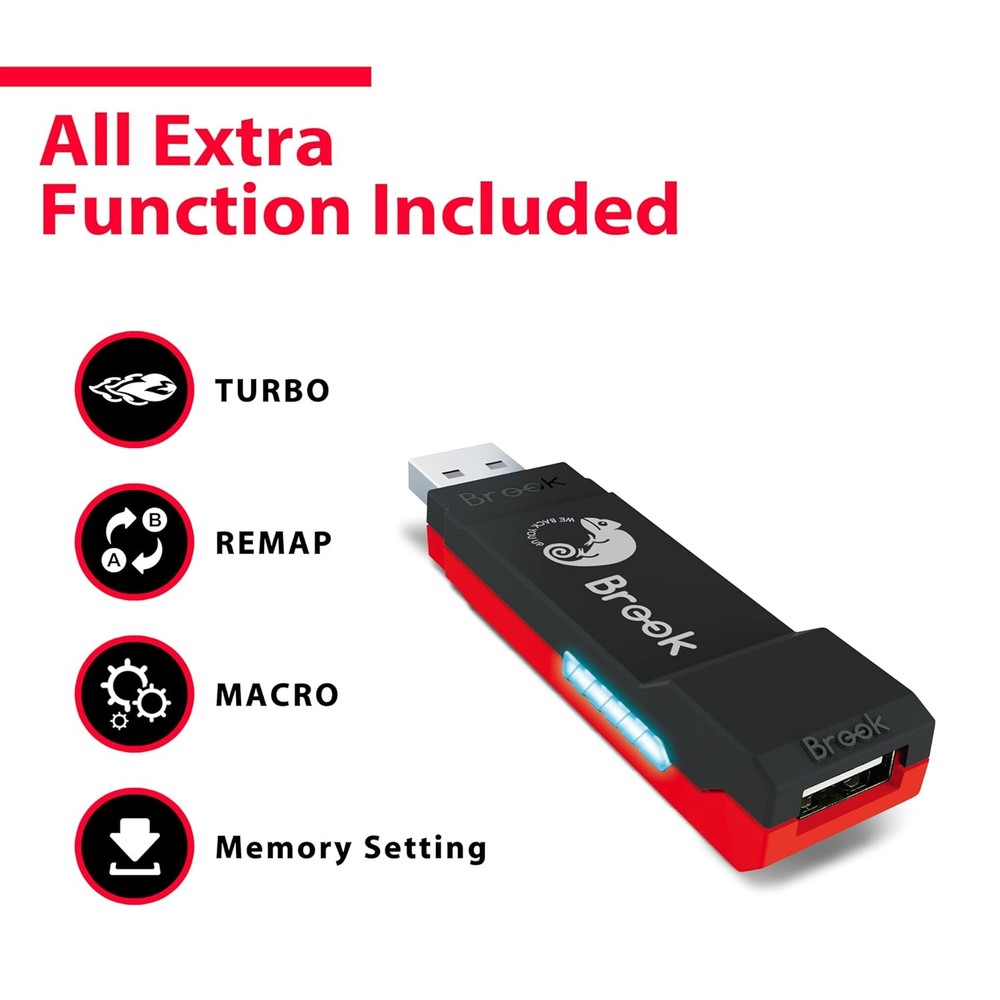 Brook Wingman NS Lite Wireless Controller Adapter for Nintendo Switch 2 and PC