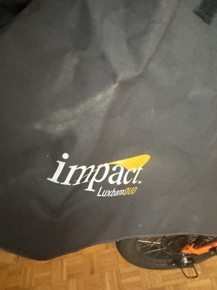 Impact Luxbanx Duo Rectangular Softbox LB-QL300 includes white diffuser & rods