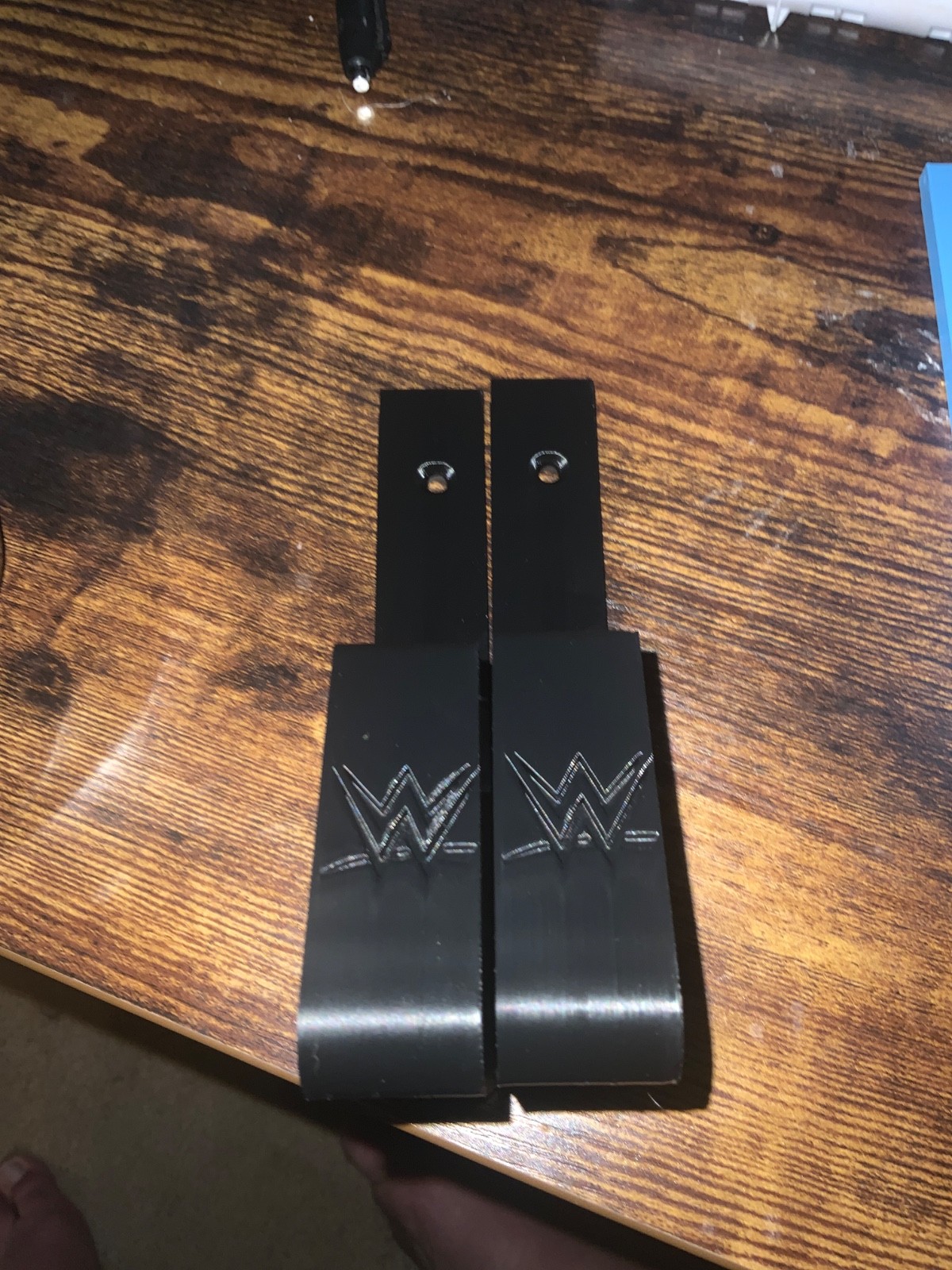 Multiple colors WWE Championship Belt Wall Mount Brackets x2 brackets per order