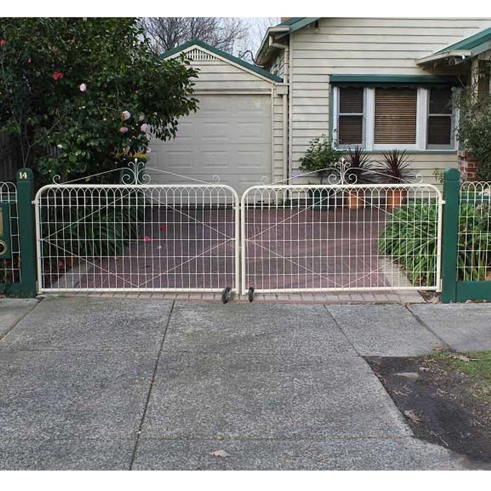 Gate Wheel Supporting Swing Gate with 1-5/8" Thru 2-1/8" Gate Frames, Gate Su...