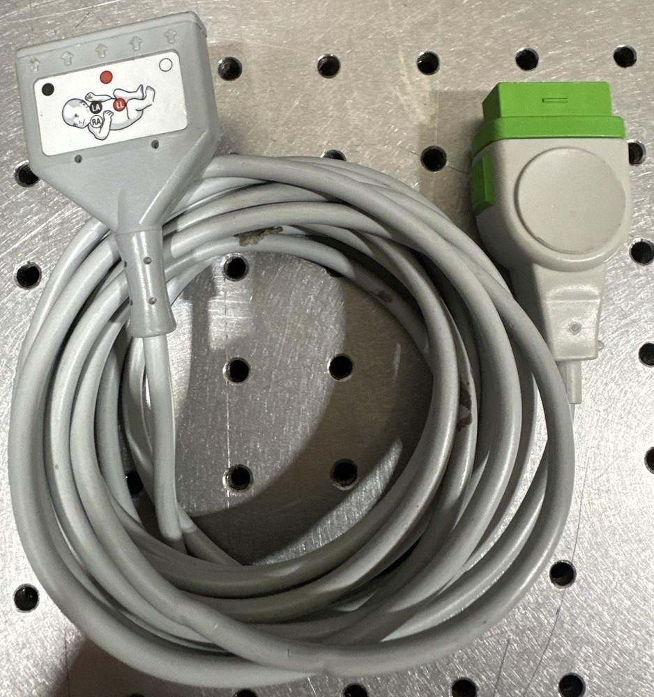 GE ECG Trunk Cable DIN 3-Lead E90027F