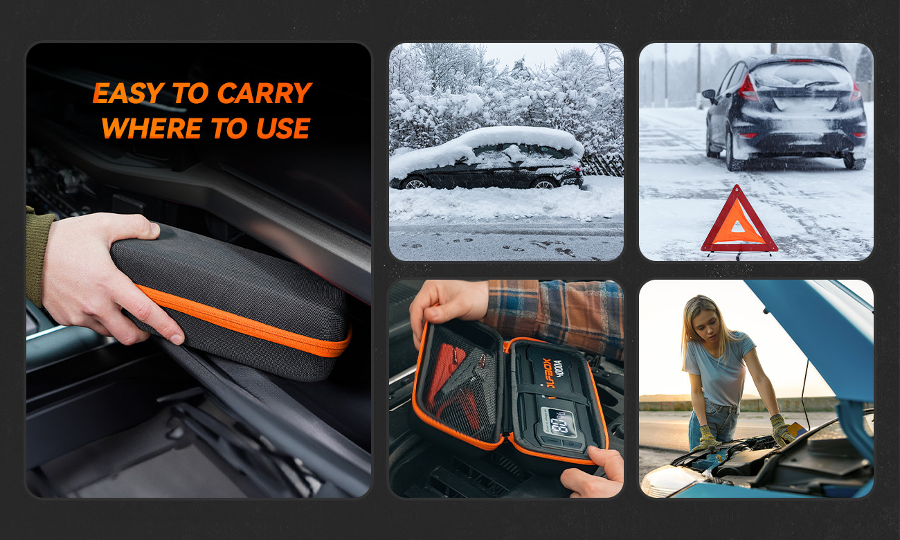 WOLFBOX JS24 4000A Portable Jump Starter Battery Pack Power Bank W/ LED Display