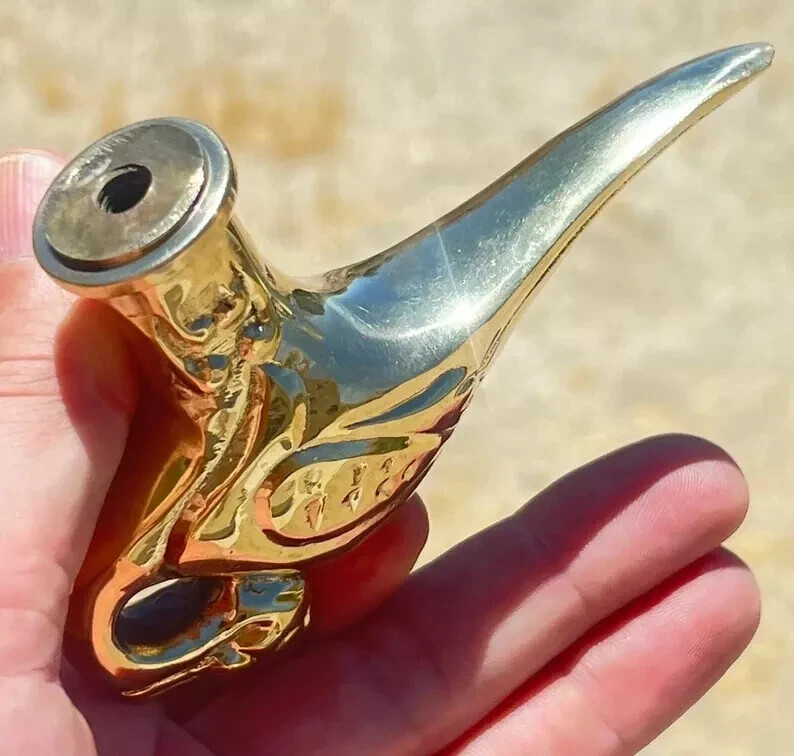 Handmade Bird Shaped Brass Walking Stick Handle