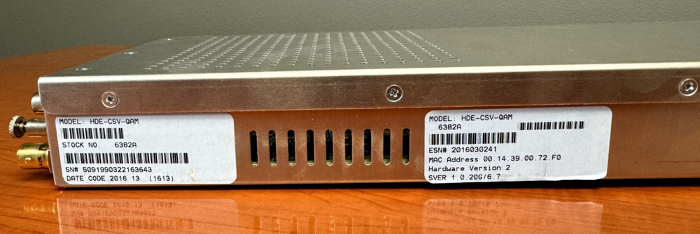 Blonder Tongue HDE-CSV-QAM MPEG-2 HD Encoder