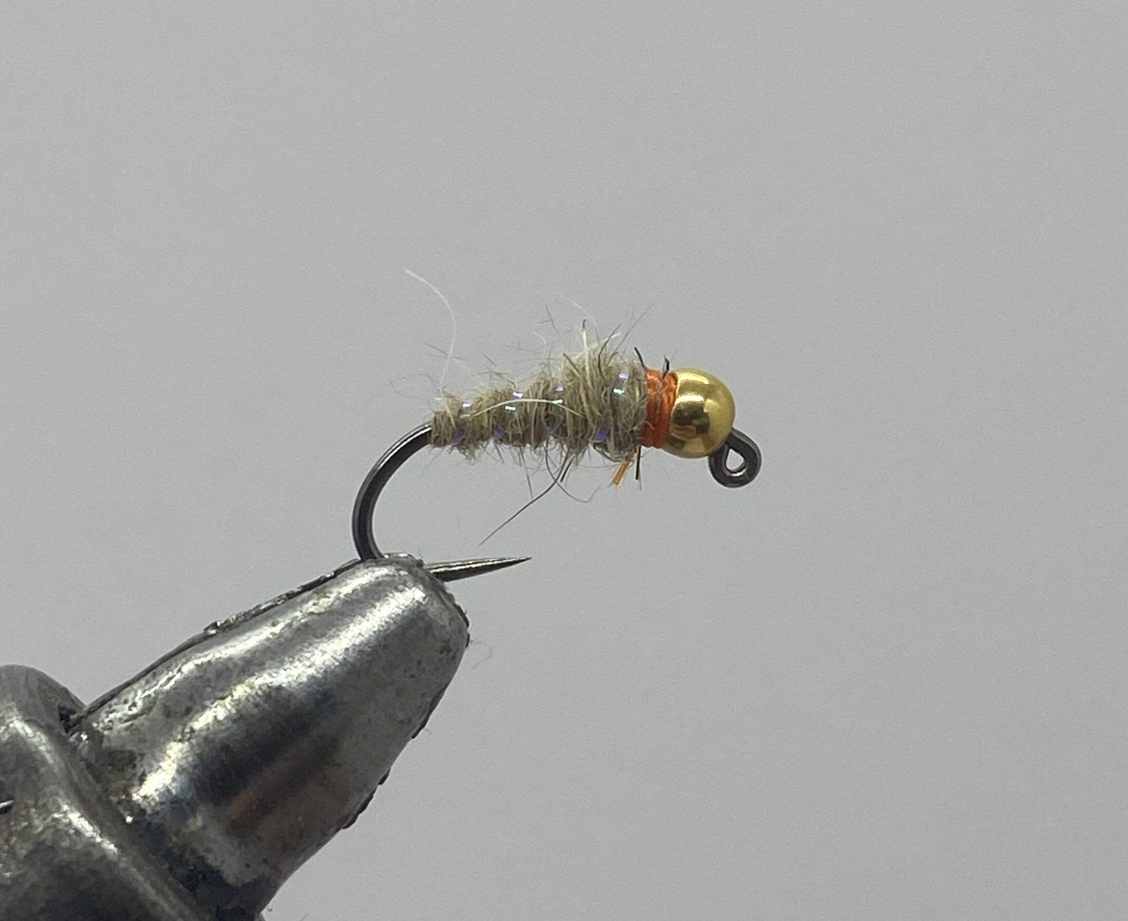 Tungsten Beadhead Jig Waltz Worm Tan- Strike Fly Company