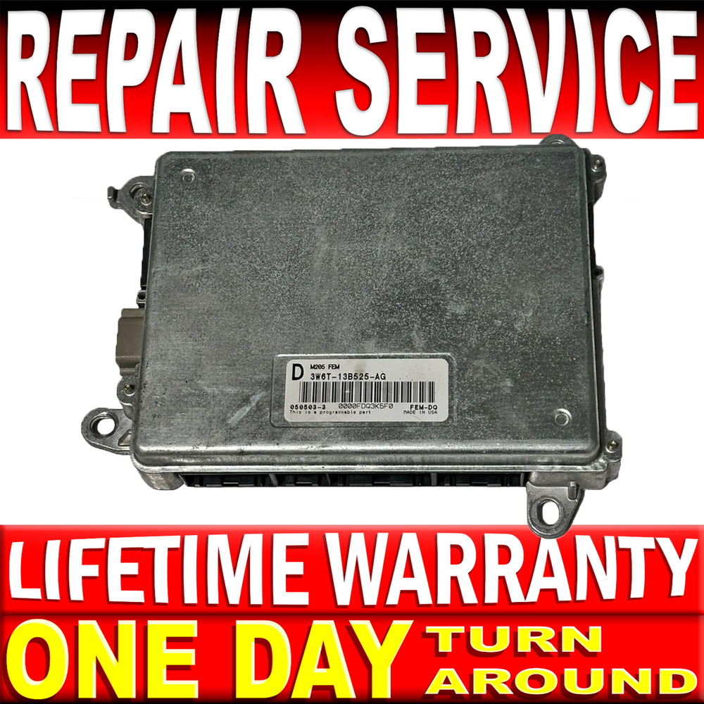 02-05 THUNDERBIRD FRONT ELECTRONIC LIGHTING CONTROL MODULE FEM REPAIR SERVICE