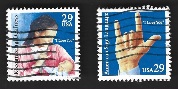 Sc#2783-24 29c RECOGNIZING DEAFNESS and SIGN LANGUAGE - (A-2)