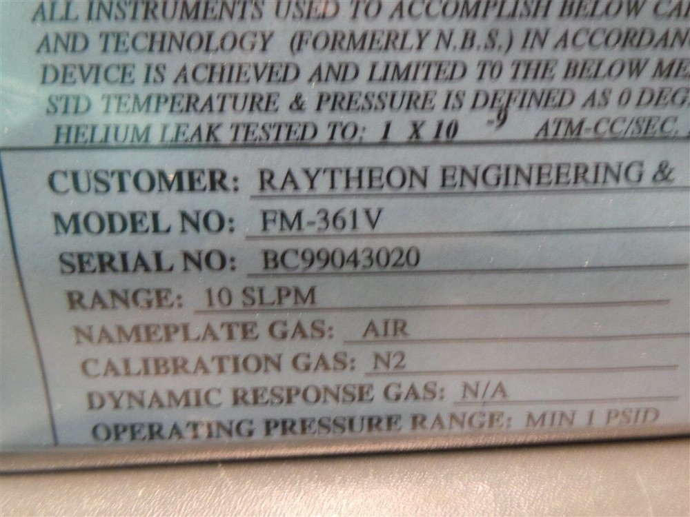 Tylan General FM-361V Mass Flow Control Meter Controller FM361 New