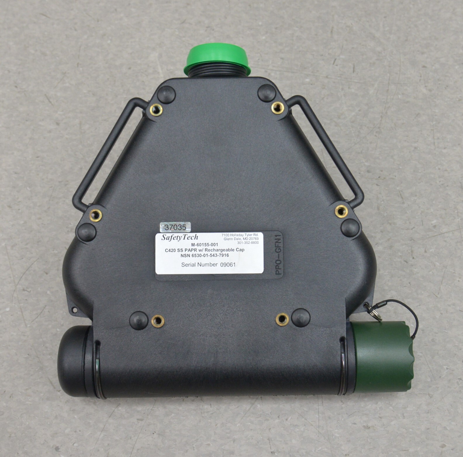 Safety Tech M-60155 C420 Single Speed PAPR Blower Toggle Switch W/ Battery C420