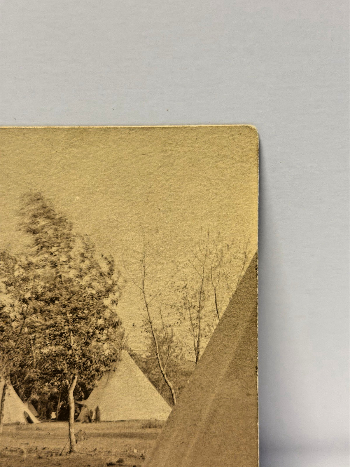 Original Native American Indian Photograph of Nez Perce Camp; 1880's - 1900's