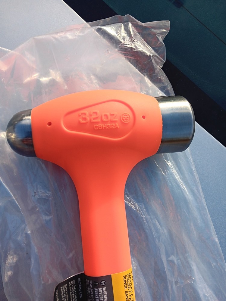 Mac Tools CBH32A, 32oz. Dead Blow Ball Peen Hammer, MAC TOOLS