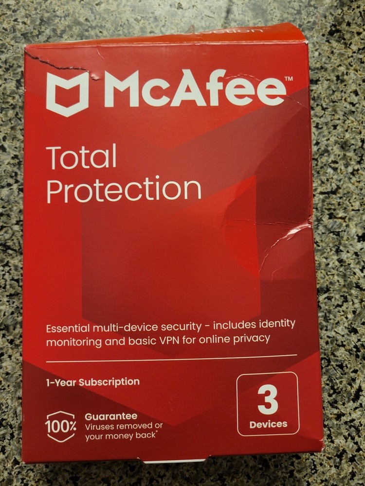 McAfee Total Protection for 3 Users Windows/Mac/Android/iOS/ChromeOS Product Key