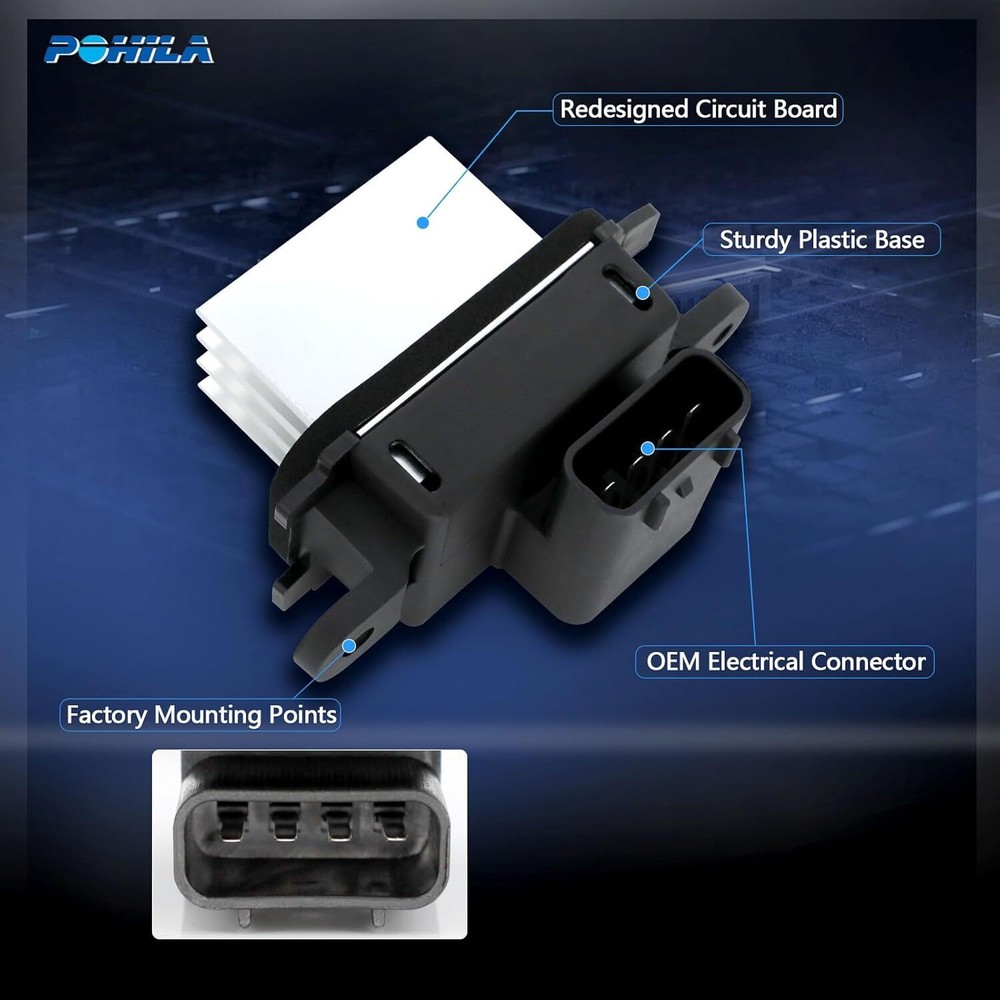 Blower Motor Control Module Resistor Replacement for 2009-2019 Ford Explorer