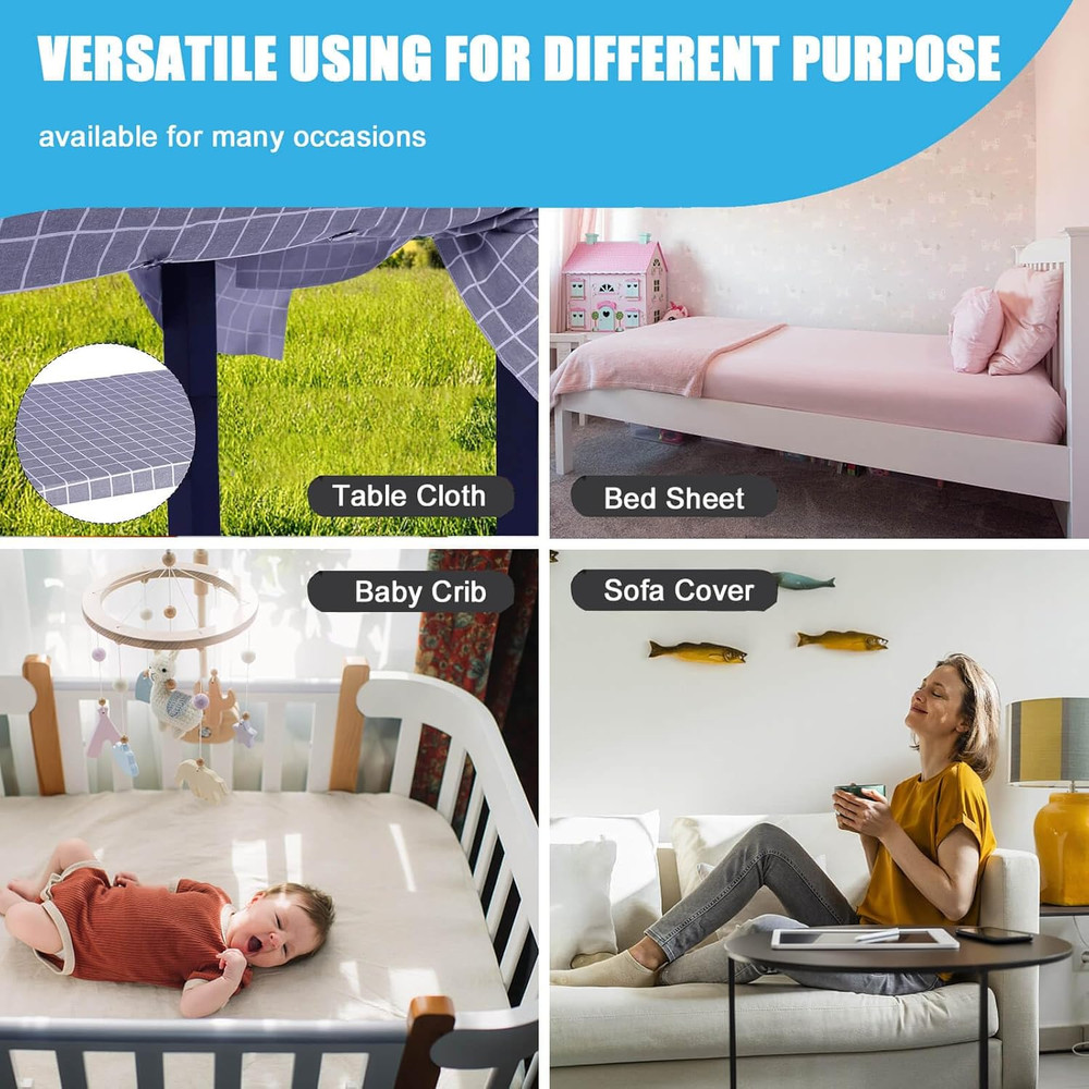 Bed Sheet Holder Straps, Adjustable Elastic Fitted Sheet Strap Tablecloth Clip