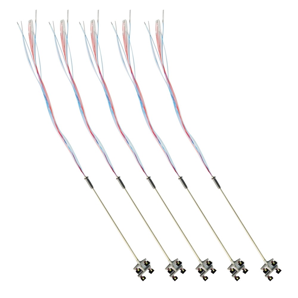 5PCS/Set 1:100 Scale 3V Lighting Tower Model Building Scenery Layout Model