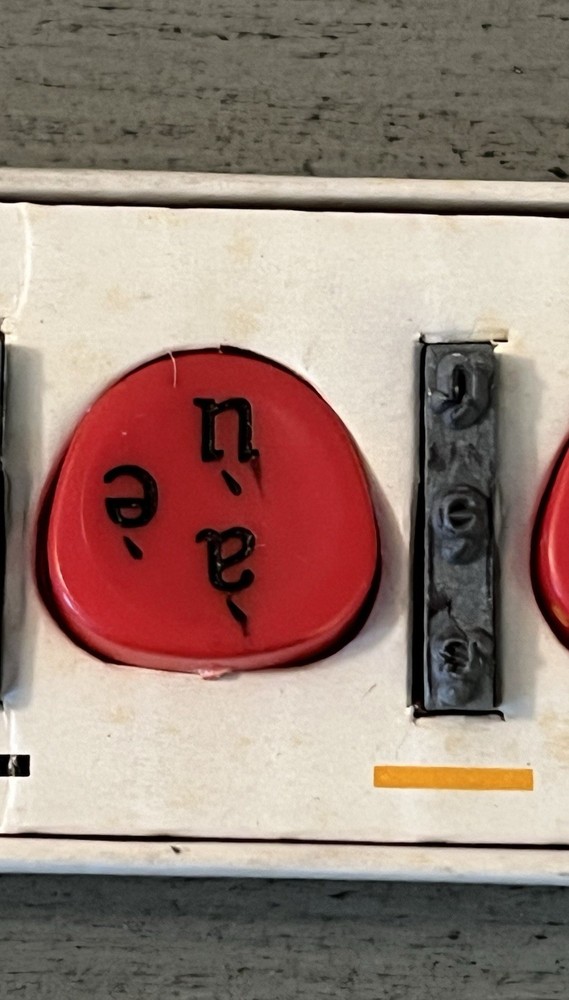 Foreign Language Type Kit for Sears Easy-Touch Typewriter Keys and Type Slugs