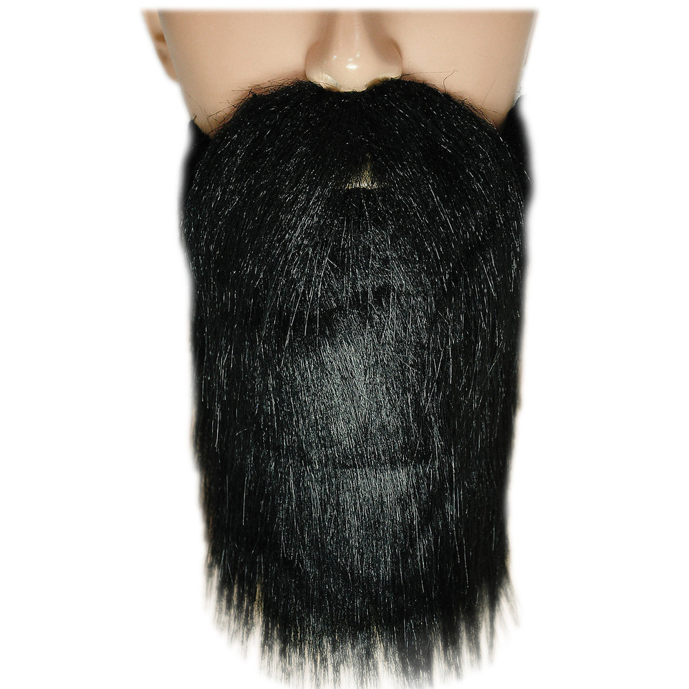 Beard Mustache Set Black - Lacey Wigs