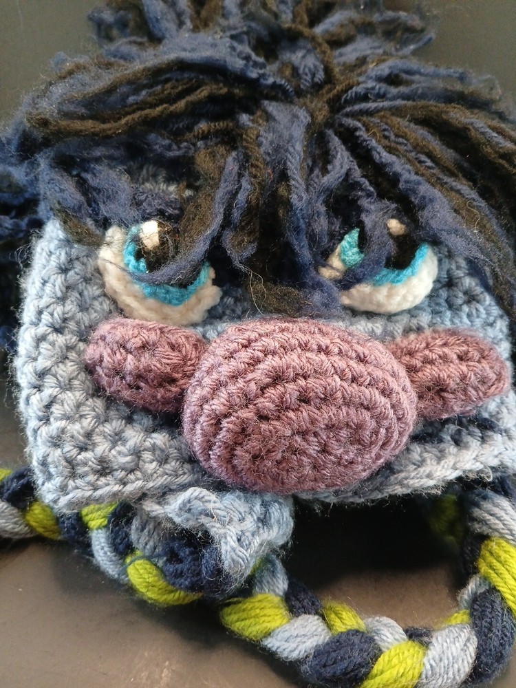 Crocheted Monster Hat