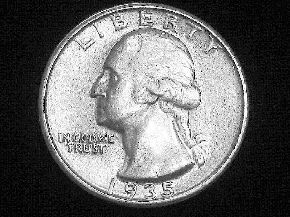 1935-D Washington Quarter --- Almost Uncirculated