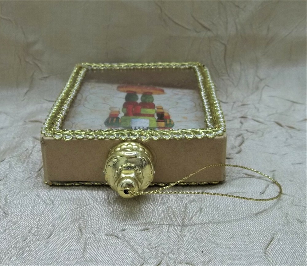 Glass Nutcracker Christmas Ornament Holiday Decoration