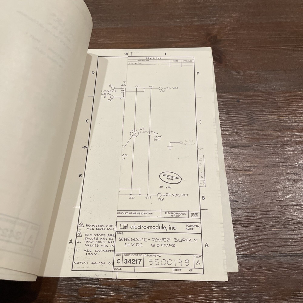 Electro-Module EM 108 24-Volt, 3-AMP Modular Power Supply Manual