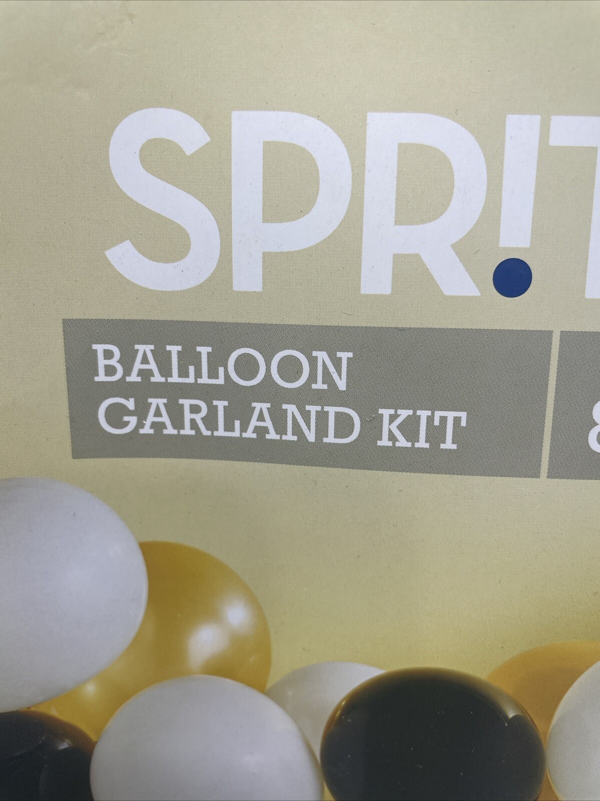 Spritz 30ct Pearlized Balloon Decor Kit, Rainbow Balloon Pack NEW/SEALED