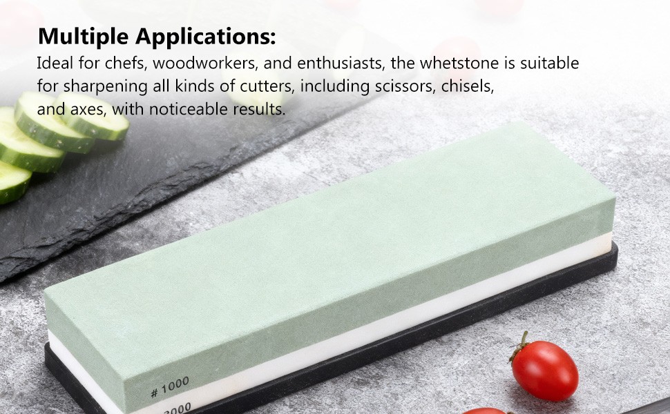 Scissors Chisel Axe Knife Sharpeners Sharpening Stone Dual Sided Grit Whetstone