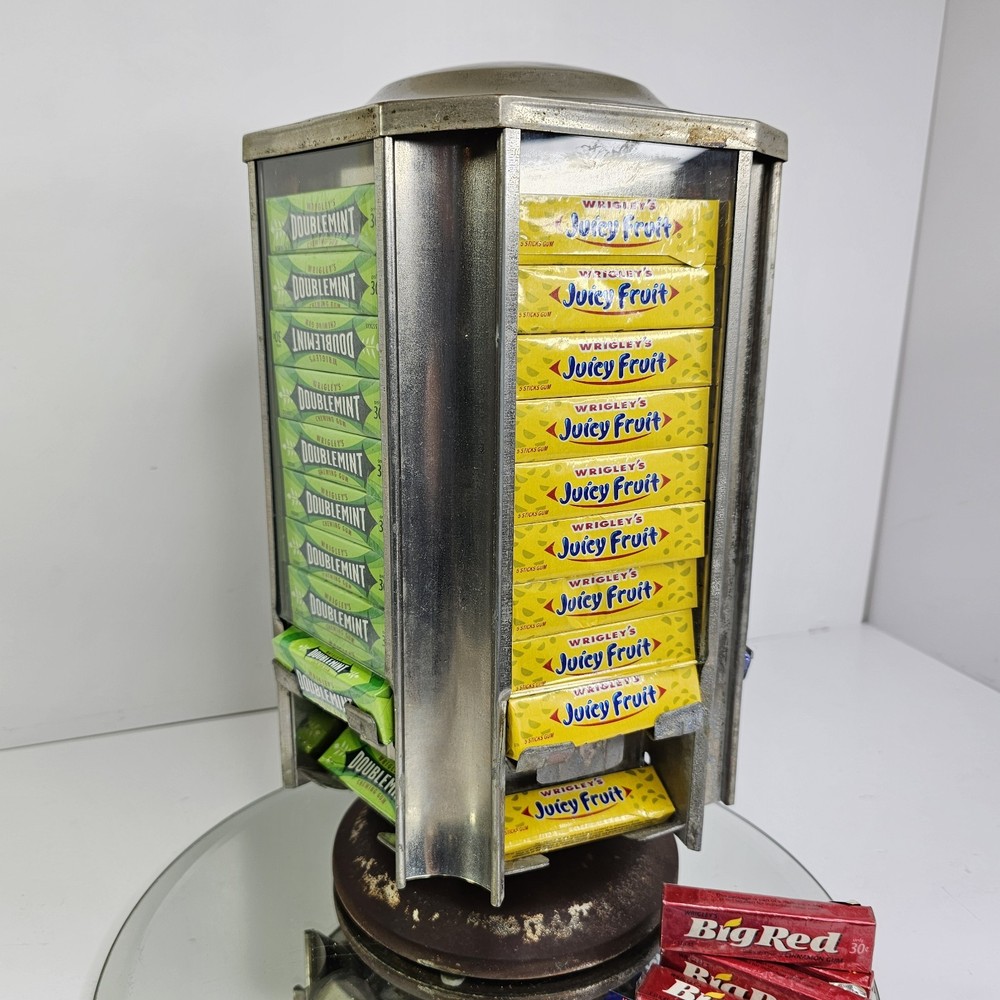 Wrigley’s Five Column Package Gum Dispenser Store Display